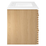 Render 36" Wall-Mount Bathroom Vanity by Lefancy