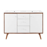 Transmit 48" Double Sink Bathroom Vanity by Lefancy