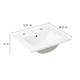 Cayman 18" Bathroom Sink by Lefancy