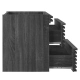 Render 30" Wall-Mount Bathroom Vanity Cabinet (Sink Basin Not Included) by Lefancy