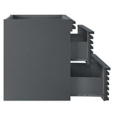 Render 30" Wall-Mount Bathroom Vanity Cabinet (Sink Basin Not Included) by Lefancy