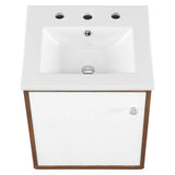 Transmit 18" Wall-Mount Bathroom Vanity by Lefancy