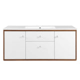 Transmit 48" Wall-Mount Bathroom Vanity by Lefancy