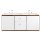 Transmit 48" Wall-Mount Bathroom Vanity by Lefancy