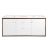 Transmit 48" Wall-Mount Bathroom Vanity by Lefancy