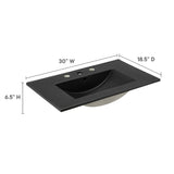 Cayman 30" Bathroom Sink by Lefancy