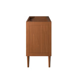 Cassia 36" Teak Wood Bathroom Vanity Cabinet (Sink Basin Not Included) by Lefancy