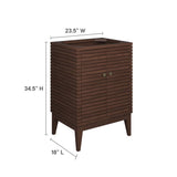Ledger 24" Wood Bathroom Vanity Cabinet (Sink Basin Not Included) by Lefancy