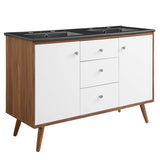 Transmit 48" Double Sink Bathroom Vanity by Lefancy