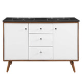 Transmit 48" Double Sink Bathroom Vanity by Lefancy