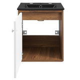 Transmit 18" Wall-Mount Bathroom Vanity by Lefancy