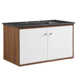 Transmit 36" Wall-Mount Bathroom Vanity by Lefancy