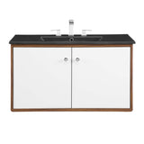 Transmit 36" Wall-Mount Bathroom Vanity by Lefancy