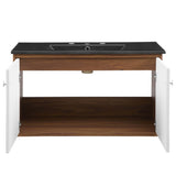 Transmit 36" Wall-Mount Bathroom Vanity by Lefancy