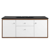 Transmit 48" Wall-Mount Bathroom Vanity by Lefancy