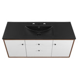 Transmit 48" Wall-Mount Bathroom Vanity by Lefancy