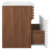 Render 18" Wall-Mount Bathroom Vanity by Lefancy