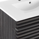 Render 30" Wall-Mount Bathroom Vanity by Lefancy