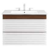 Render 30" Wall-Mount Bathroom Vanity by Lefancy