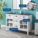 Isle 48" Double Bathroom Vanity Cabinet by Lefancy