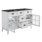 Isle 48" Double Bathroom Vanity Cabinet by Lefancy