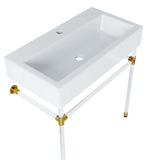 Redeem 32" Acrylic Wall-Mount Bathroom Vanity by Lefancy