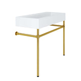 Redeem 40" Wall-Mount Gold Stainless Steel Bathroom Vanity by Lefancy