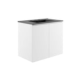 Bryn 30" Wall-Mount Bathroom Vanity by Lefancy