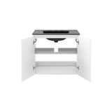 Bryn 30" Wall-Mount Bathroom Vanity by Lefancy