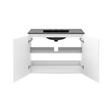 Bryn 36" Wall-Mount Bathroom Vanity by Lefancy