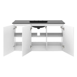 Bryn 48" Wall-Mount Bathroom Vanity by Lefancy