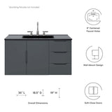 Vitality 36" Bathroom Vanity by Lefancy