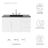 Vitality 36" Bathroom Vanity by Lefancy