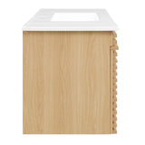 Render 48" Wall-Mount Bathroom Vanity by Lefancy