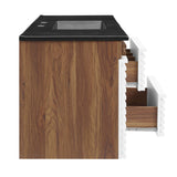 Render 48" Wall-Mount Bathroom Vanity by Lefancy