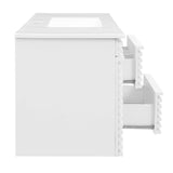 Render 48" Wall-Mount Bathroom Vanity by Lefancy