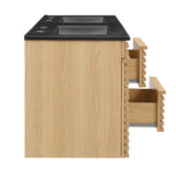 Render 48" Wall-Mount Bathroom Vanity by Lefancy