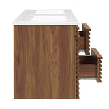 Render 48" Wall-Mount Bathroom Vanity by Lefancy