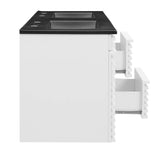 Render 48" Wall-Mount Bathroom Vanity by Lefancy