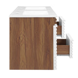 Render 48" Wall-Mount Bathroom Vanity by Lefancy