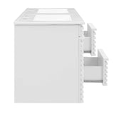 Render 48" Wall-Mount Bathroom Vanity by Lefancy