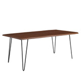 Ardor 74" Live Edge Acacia Wood Acacia Wood Dining Table by Lefancy