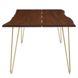 Ardor 96" Live Edge Acacia Wood Acacia Wood Dining Table by Lefancy