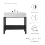 Gridiron 36" Bathroom Vanity by Lefancy