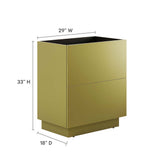 Quantum 30" Bathroom Vanity Cabinet (Sink Basin Not Included) by Lefancy