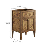 Elysian 24" Wood Bathroom Vanity Cabinet (Sink Basin Not Included) by Lefancy