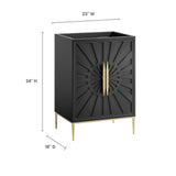 Awaken 24" Bathroom Vanity Cabinet by Lefancy