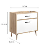 Maverick 36" Bathroom Vanity Cabinet Sink Basin Not Included by Lefancy