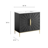 Awaken 36" Bathroom Vanity by Lefancy