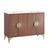 Daylight 48" Double Sink Bathroom Vanity by Lefancy